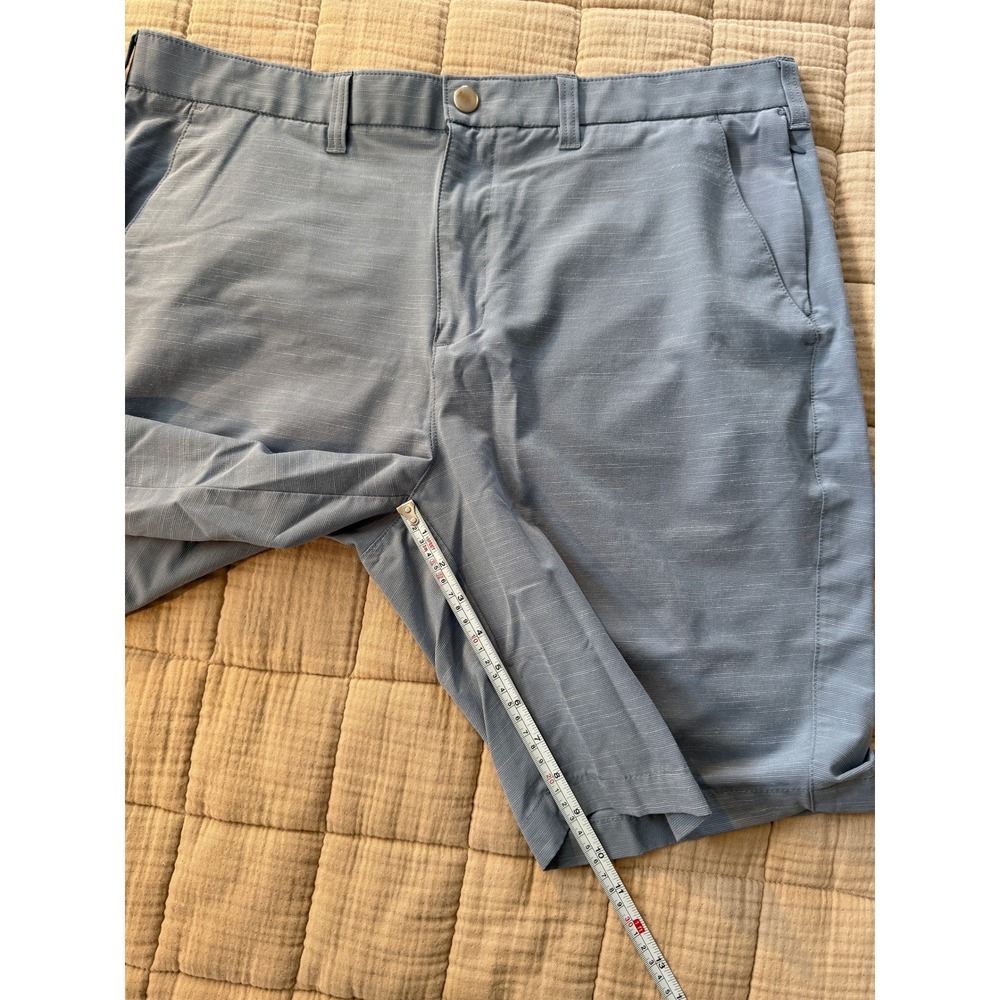 Apt. 9 Shorts Mens 38 Blue Premier Flex Flat Front Textured Stretch Casual Golf - Picture 5 of 6